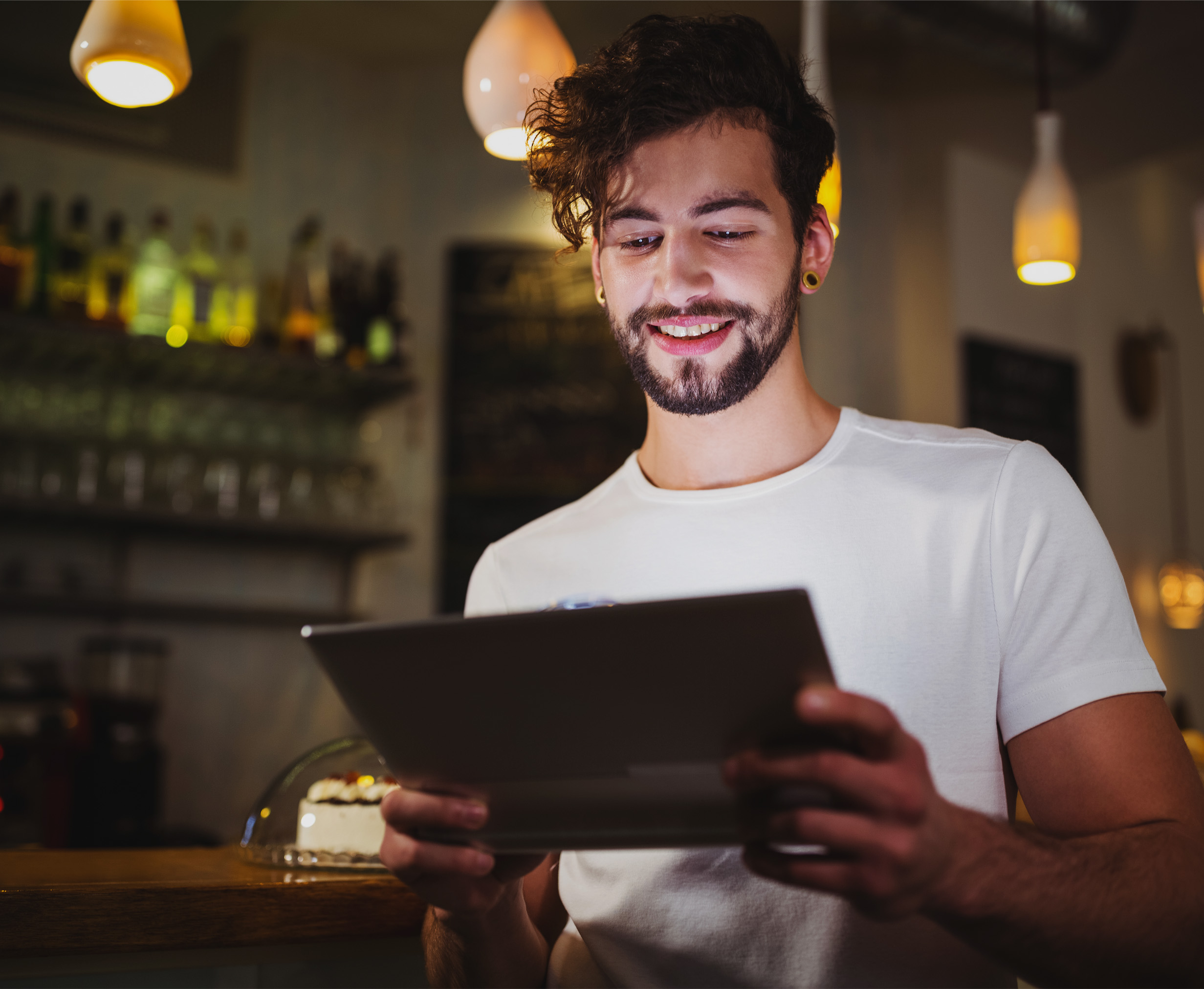 Restaurante usando sistema Comango para gestionar pedidos